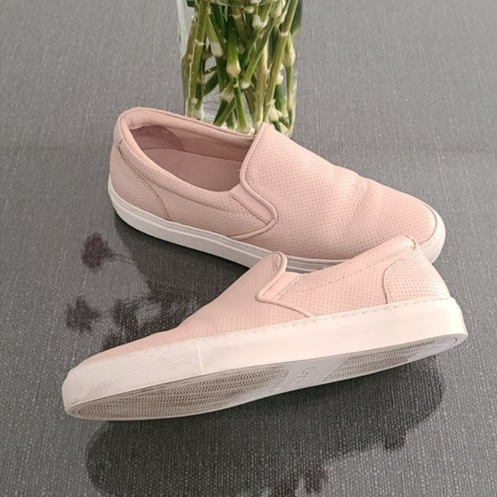 GREATS BROOKLYN Wooster Pink Leather Slip On Sneakers 10 40 MADE IN ITALY - Picture 9 of 15